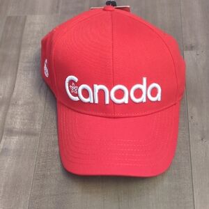 Red Canada Baseball Cap